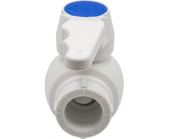 Шаровой кран VRT 20, ручка, PP-R EVER plast, белый 540415 – изображение 4