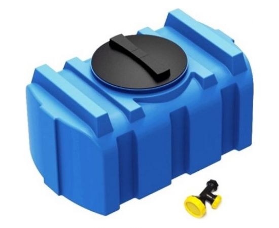 Душевой бак POLIMER GROUP серии «R» 100 литров (голубой) с подогревом DR100S1312 – изображение 4