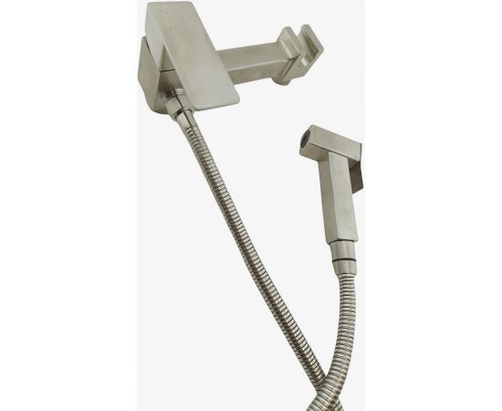 Смеситель для биде с гигиеническим душем OUTE из нержавеющей стали, матовый хром TH315S – изображение 4