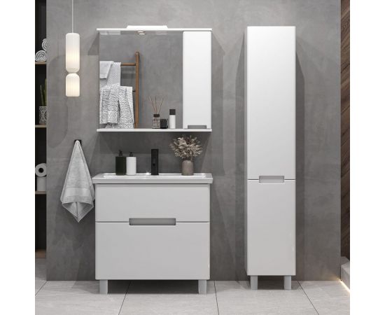 Подвесной зеркальный шкаф Sanstar Ориана 80 280.1-2.4.1. – изображение 5