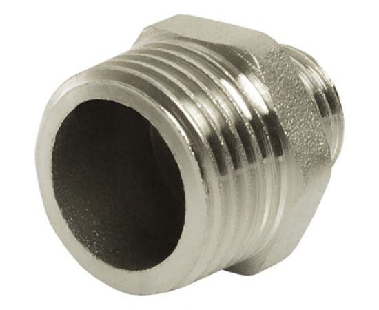 Переходной ниппель VRT 1/2""-1/4"", наружная/наружная, никель 1909-001508 505348 – изображение 5