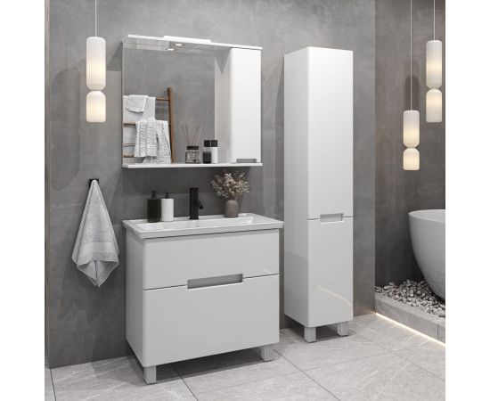 Подвесной зеркальный шкаф Sanstar Ориана 80 280.1-2.4.1. – изображение 6