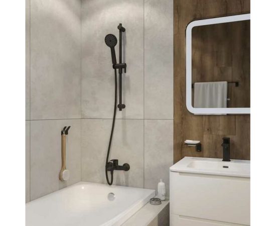 Шланг для душа IDDIS Optima home черный матовый, силиконовый, 1.5 м OPH15BLi19 – изображение 6