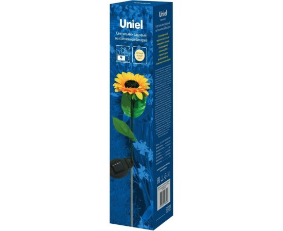 Садовый светильник на солнечной батарее Uniel «Подсолнух» USL-S-814/PT700 SUNFLOWER UL-00009378 – изображение 7