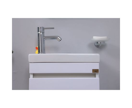 Подвесная тумба ALCORA Compact под умывальник Como 40 белая 31116 – изображение 8