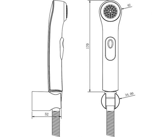 Смеситель для умывальника IDDIS Torr TORSB00i08 с гигиеническим душем – изображение 9