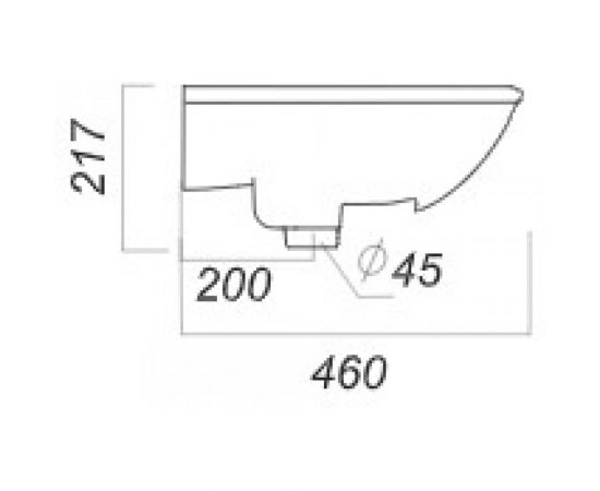 Умывальник SANITA CLASSIC LUXE 90 00000061586 – изображение 10