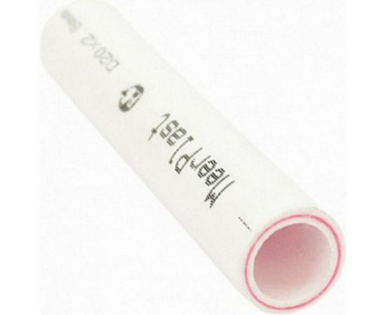 Труба MeerPlast PPR армированная стекловолокном Дн20 Ру20 белая, длина 2 метра D200-00612 