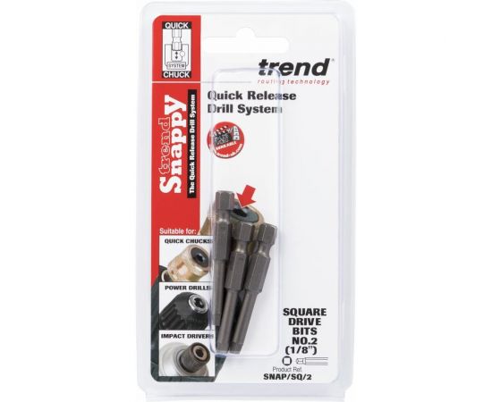 Набор из 3-х бит под квадратный профиль Trend SNAP/SQ/2 