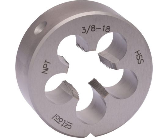 Плашка Bucovice Tools коническая NPT 3/8" -18 HSS 45x14мм 430380 