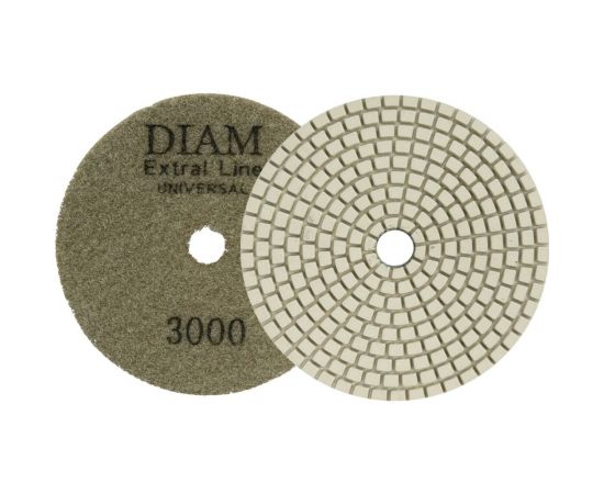 Круг алмазный гибкий шлифовальный Extra Line Universal №3000 (100х2.5 мм; сухая/мокрая) DIAM 000678 