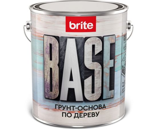 Грунт-основа по дереву BRITE FLEXX ведро 2.5 л 212415 