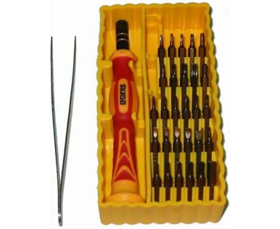 Отвертка-набор для точной механики SKRAB желтый 42623 