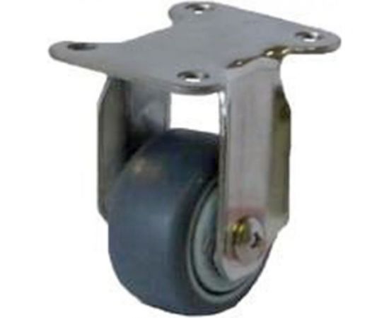 Колесо серая мягкая резина неповоротное SUS 304 40 мм MFK-TORG 3052040НЕРЖ 