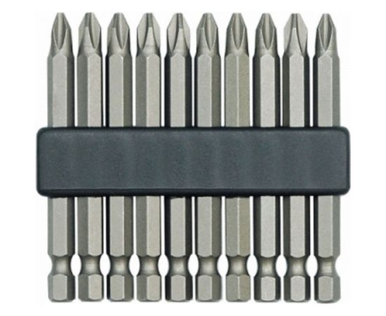 Набор бит 10 шт, PH3, 6.3x50 мм TOYA 65670 