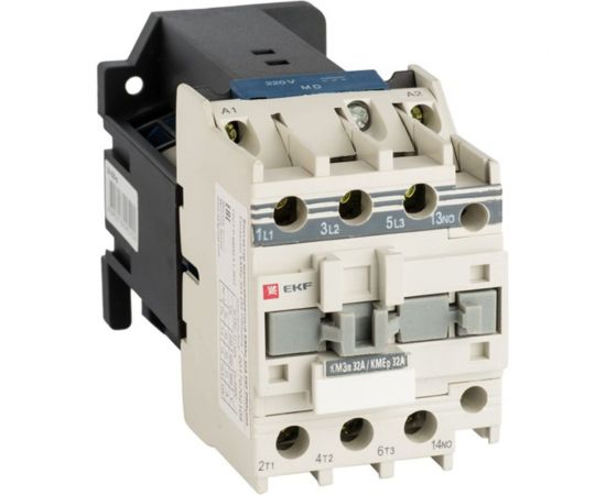 Малогабаритный контактор EKF КМЭп PROxima 32А 24В DC 1NC SQctr-s-32-24-1nc-p 