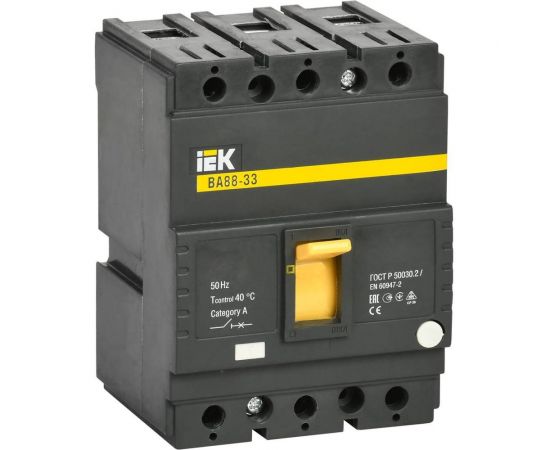 Автоматический выключатель IEK ВА88-33 3Р 50А 35кА SVA20-3-0050 