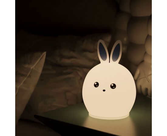 Настольный светодиодный детский ночник Gauss 2w rgb, li-ion, usb кабель, кролик NN301 – изображение 11