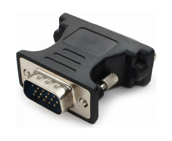 Переходник Cablexpert VGA-DVI-I15M/25F пакет A-VGAM-DVIF-01 черный – изображение 2