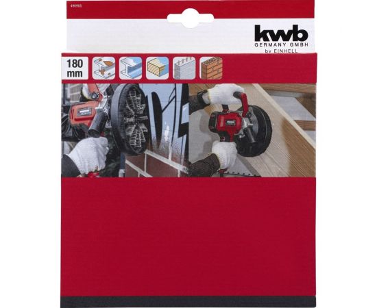 Щетка проволочная kwb 180 мм Einhell 490985 – изображение 2