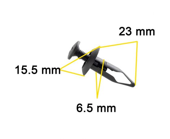 Автокрепеж для Chrysler/Ford 10 шт N803946S, 6502871 КрепАвто 0717 – изображение 2