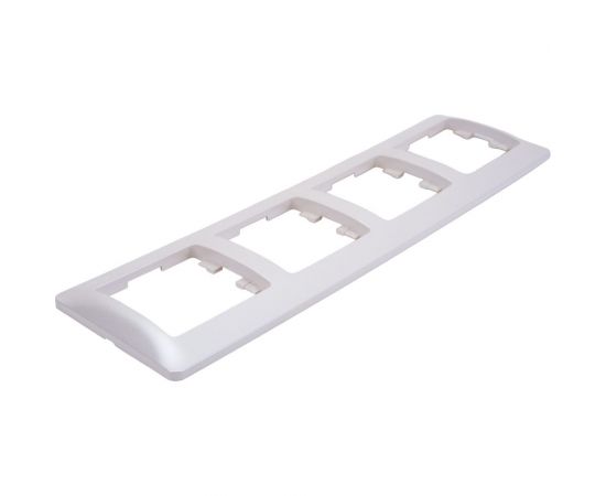 4-местная горизонтальная рамка Schneider Electric Glossa перламутр GSL000604 – изображение 2