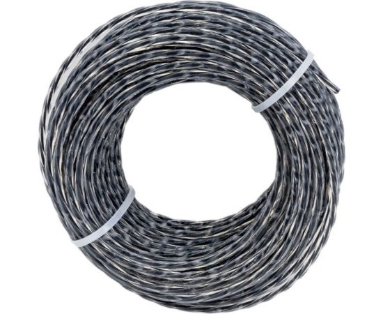 Леска для триммера с нейлоновым сердечником (2.4 мм; 15 м; скрученный квадрат) ZOLDER ЭК000140967 – изображение 2