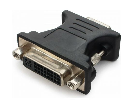 Переходник Cablexpert VGA-DVI-I15M/25F пакет A-VGAM-DVIF-01 черный – изображение 3