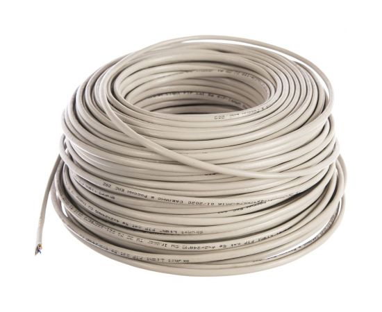 Кабель SkyNet Light FTP indoor 4x2x0,46, медный, FLUKE TEST, кат.5e, однож., 100 м, box, серый CSL-FTP-4-CU/100 – изображение 3