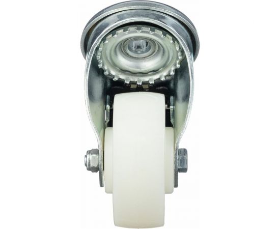 Колесо поворотное с отверстием 12 мм и тормозом ( 80 мм; подшипник скольжения; грузоподъемность 200 кг; полиамид) СТЕЛЛА-ТЕХНИК N45080PNYDB – изображение 3