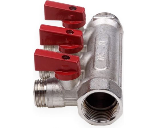 Резьбовой коллектор с кранами AQUALINK вн-нар 3/4, 1/2х4 2426 – изображение 4