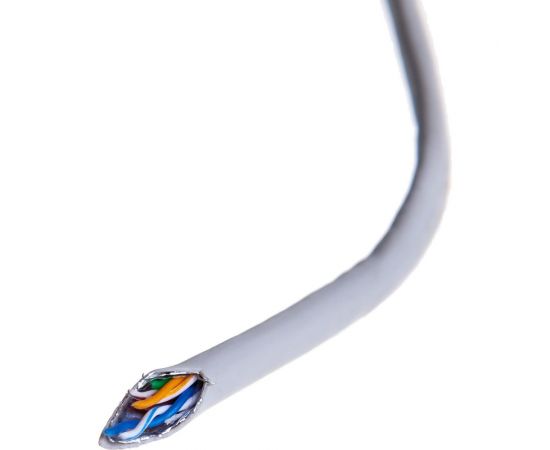 Кабель SkyNet Light FTP indoor 4x2x0,46, медный, FLUKE TEST, кат.5e, однож., 100 м, box, серый CSL-FTP-4-CU/100 – изображение 4