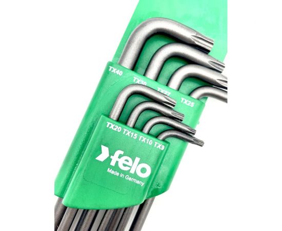 Набор Г-образных шестигранных ключей Felo Torx T9-T40 8 шт. 34888811 – изображение 4