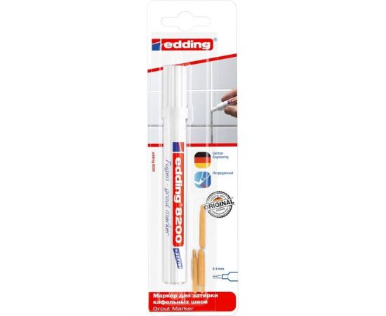 Маркер для кафеля Edding E-8200 метал.корпус 2-4 мм рус/бл. 803422 – изображение 4