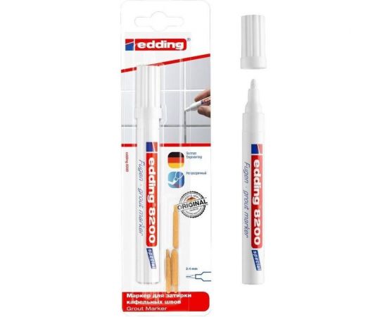 Маркер для кафеля Edding E-8200 метал.корпус 2-4 мм рус/бл. 803422 – изображение 5