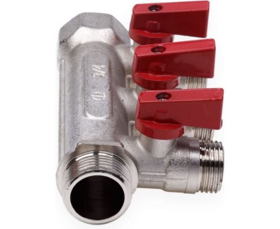 Резьбовой коллектор с кранами AQUALINK вн-нар 3/4, 1/2х4 2426 – изображение 8