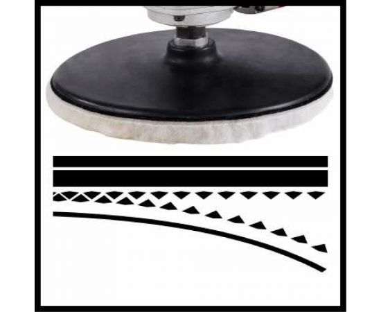 Полировальная машина Einhell 1100/1 E 2093264 – изображение 8