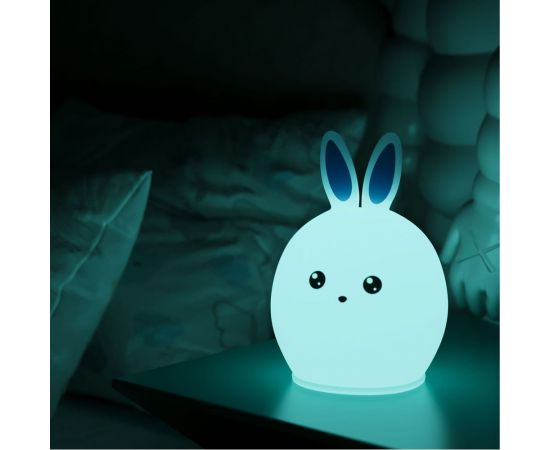 Настольный светодиодный детский ночник Gauss 2w rgb, li-ion, usb кабель, кролик NN301 – изображение 9