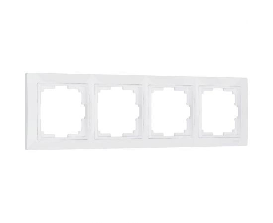 Рамка на 4 поста WERKEL W0042001 Snabb basic белый a051301 
