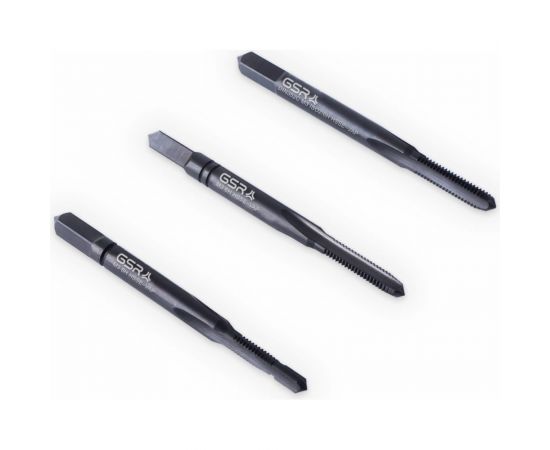 Ручные метчики GSR M3х0,5 HSSE-VAP DIN352 6H набор 3 шт для нержавейки B00813130 