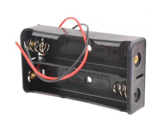 Отсек для элементов питания Robiton Bh2x18650 с двумя проводами PK1 16491 