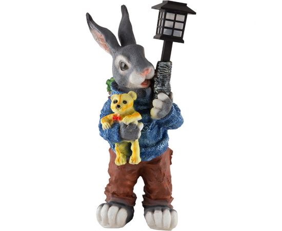 Садовая фигурка Park Заяц с фонарем Н-58 см 169340 