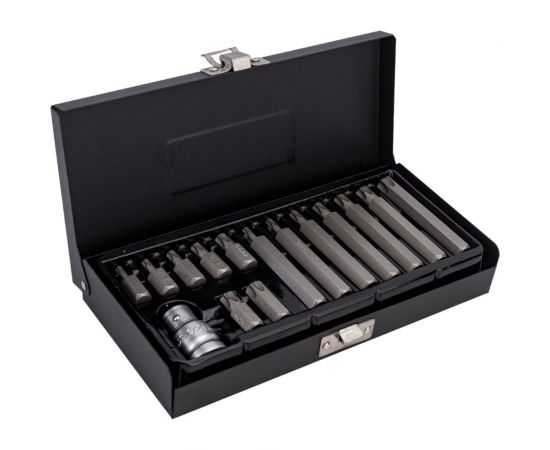 Набор бит TORX (15 шт; 1/2) YATO YT-0411 