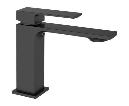 Смеситель для раковины Orange Lutz черный M04-021b 