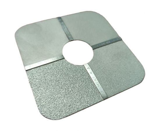 Эталон шероховатости RUBERT & Со. ISO 8503 ч.1,2, с поверхностью Grit (песок), 25, 60, 100, 150 мкм G018 