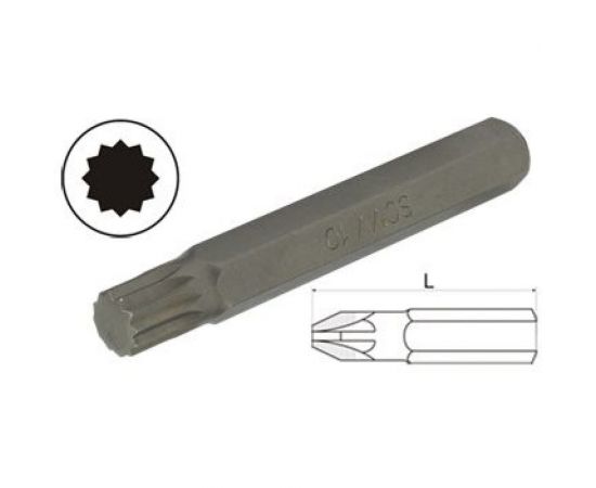 12-лучевой бит AIST М6 10 мм 1327506M 00-00003994 