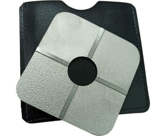 Эталон шероховатости RUBERT & Со. ISO 8503 ч.1,2, с поверхностью Grit (песок), 25, 60, 100, 150 мкм G018 – изображение 2