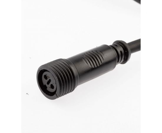 Шнур питания для подключения гирлянд ЭРА, IP65, 1,5 м, черный, каучук, 2А, 450Вт, 220В Б0051880 – изображение 2