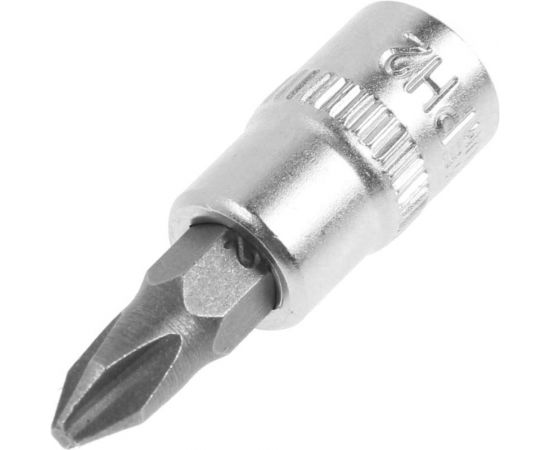 Головка с битой (PH2; 1/4""; CrV) ТУНДРА 1123590 – изображение 2