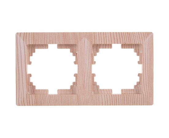 Рамка Intro 450211 на 2 поста, СУ, Solo, сосна Б0043416 – изображение 2